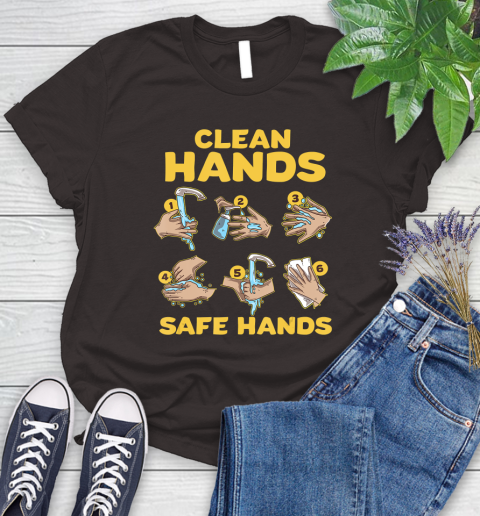 Nurse Shirt Washing Clean Hands Safe Hand Hygiene Wash Save T Shirt Women's T-Shirt 9