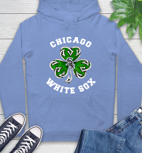 MLB Chicago White Sox Three Leaf Clover St Patrick's Day Baseball Sports Hoodie 11