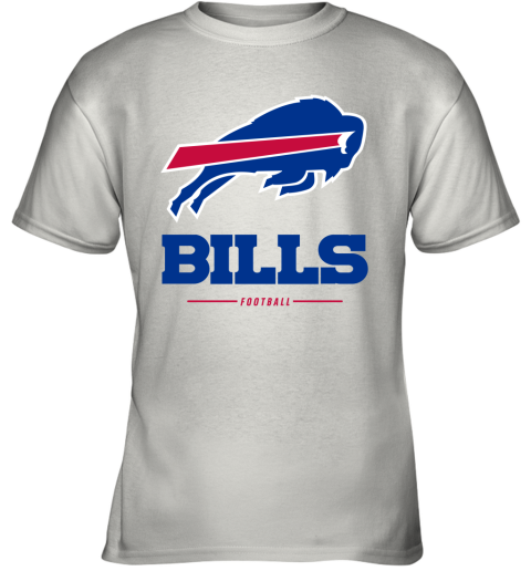 Men_s Buffalo Bills NFL Pro Line White Team Lockup T Shirt Youth T-Shirt