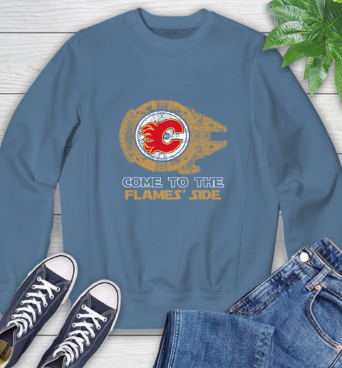 NHL Come To The Calgary Flames Wars Hockey Sports Sweatshirt 8