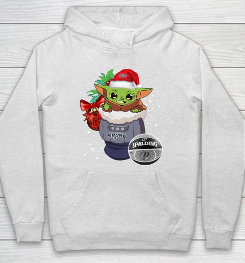 San Antonio Spurs Christmas Baby Yoda Star Wars Funny Happy NBA Hoodie