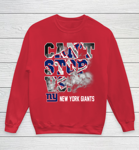NFL New York Giants Can't Stop Vs Youth Sweatshirt 7