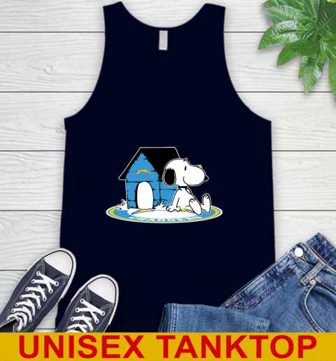NFL Football Los Angeles Chargers Snoopy The Peanuts Movie Shirt Tank Top 3