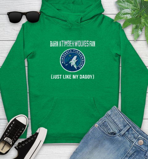 NBA Minnesota Timberwolves Loyal Fan Just Like My Daddy Basketball Shirt Youth Hoodie 7