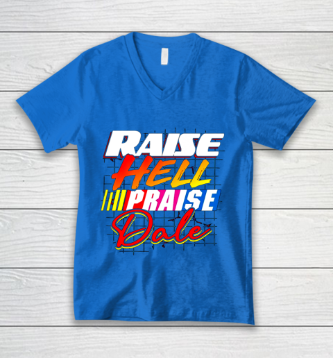 Raise Hell Praise Dale Vintage V-Neck T-Shirt 5