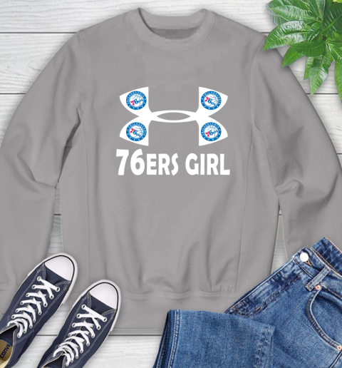 NBA Philadelphia 76ers Girl Under Armour Basketball Sports Sweatshirt 5
