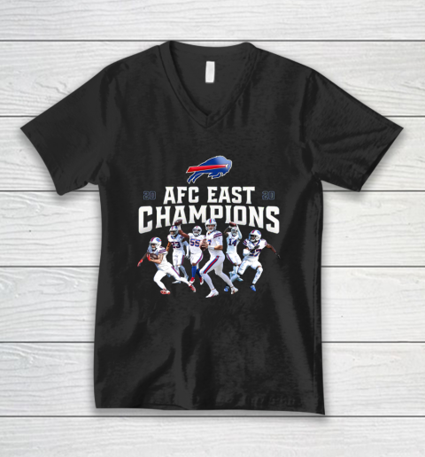 Bills AFC East Champions V-Neck T-Shirt