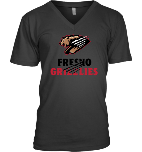 MiLB Fresno Grizzlies V-Neck T-Shirt
