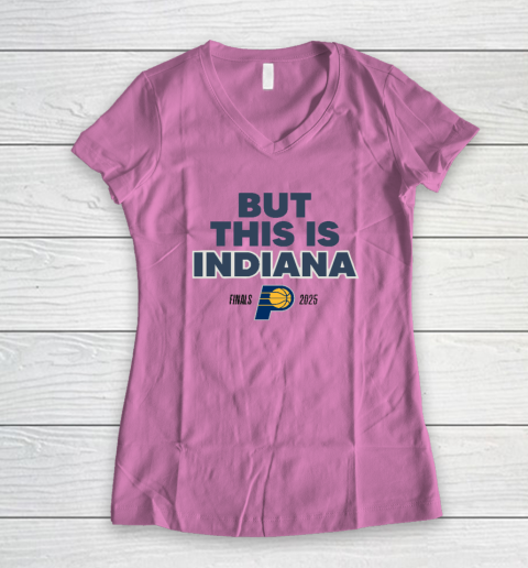 But This Is Indiana Women's V-Neck T-Shirt 6