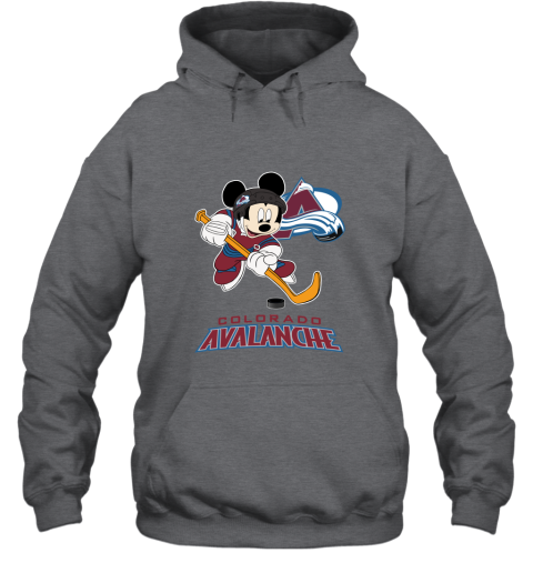 NHL Hockey Mickey Mouse Team Colorado Avanlanche Hoodie