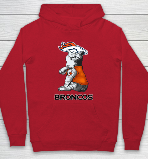 NFL Football My Cat Loves Denver Broncos Hoodie 7