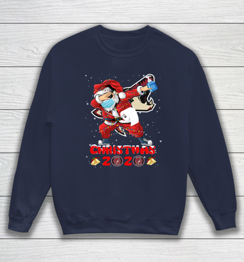 Arizona Coyotes Funny Santa Claus Dabbing Christmas 2020 NHL Sweatshirt 2