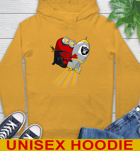 NFL Football Oakland Raiders Deadpool Minion Marvel Shirt Hoodie 2