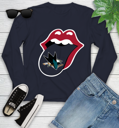 San Jose Sharks NHL Hockey Lips I Root For My Team Adoring Fan 127