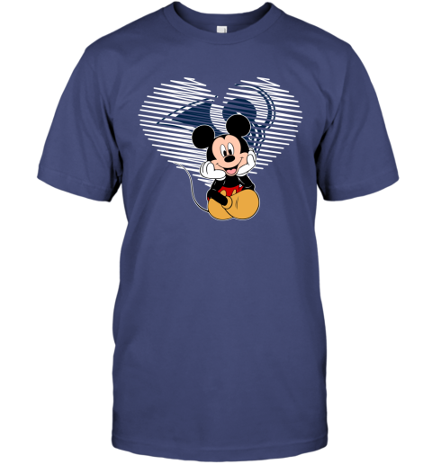 NFL Los Angeles Rams The Heart Mickey Mouse Disney Football T Shirt xXz4jzABmrU classic t shirt 2 95 151514 front purple