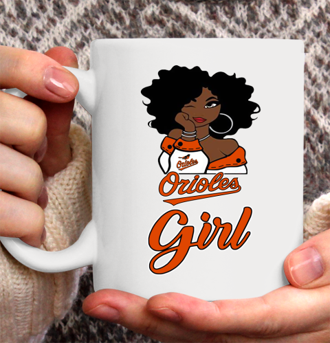 Baltimore Orioles Girl MLB Ceramic Mug 11oz 2