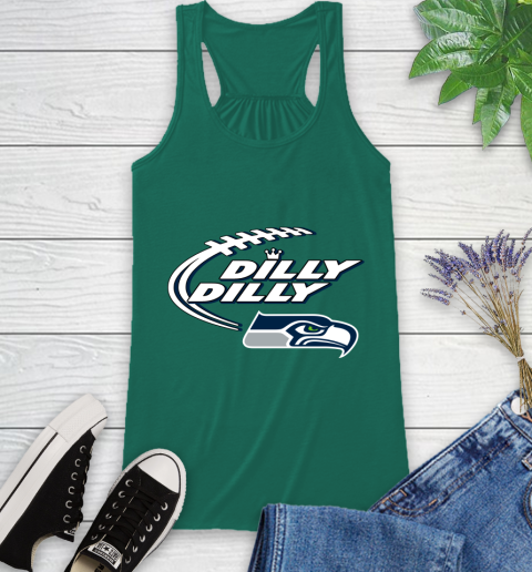 NFL Seattle Seahawks Dilly Dilly Football Sports Racerback Tank 7