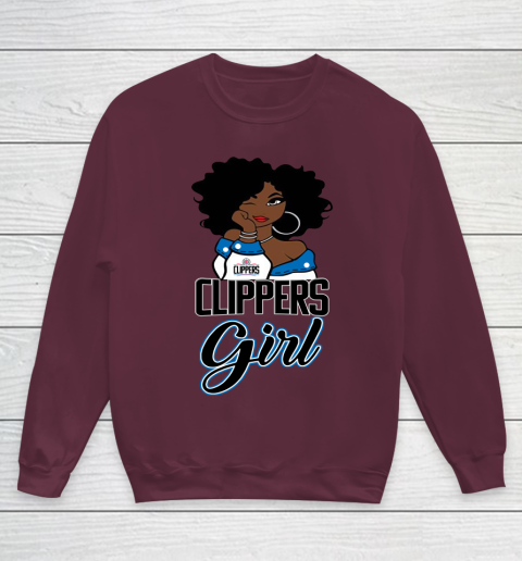 LA Clippers Girl NBA Youth Sweatshirt 5