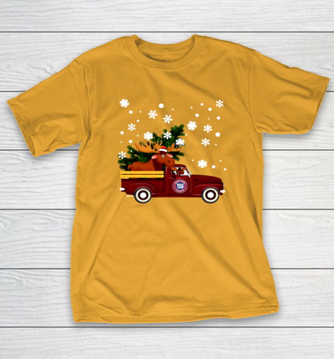 New York Giants Bring Christmas Home NFL T-Shirt 2