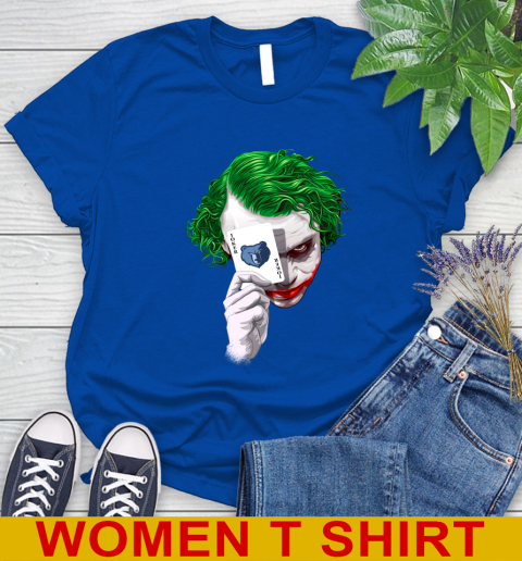 Memphis Grizzlies NBA Basketball Joker Card Shirt Women's T-Shirt 10