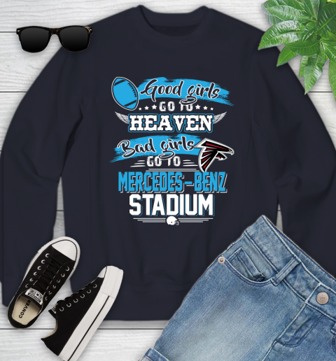 Atlanta Falcons NFL Bad Girls Go To Mercedes Benz Stadium Shirt Youth Sweatshirt 2