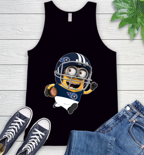 NFL Tennessee Titans Minions Disney Football Sports Tank Top 2