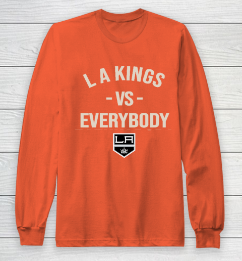 Los Angeles Kings Vs Everybody Long Sleeve T-Shirt 3