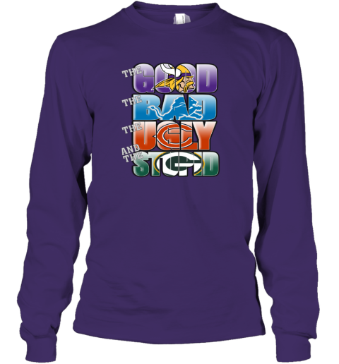 NFL Good Bad Ugly Stupid Mashup Minnesota VikiNGS Youth Long Sleeve -  Rookbrand