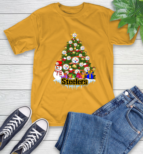 Pittsburgh Steelers Merry Christmas NFL Football Sports T-Shirt 3