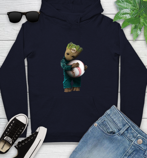 MLB Groot Guardians Of The Galaxy Baseball Sports San Francisco Giants Youth Hoodie 4