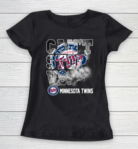 MLB Minnesota Twins Baseball Can't Stop Vs Twins T-Shirt