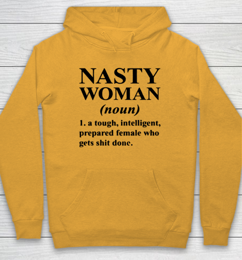 Nasty Woman Noun black Hoodie 2