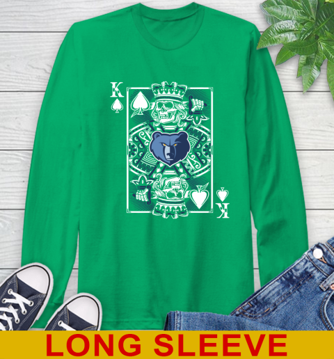 Memphis Grizzlies NBA Basketball The King Of Spades Death Cards Shirt Long Sleeve T-Shirt 8