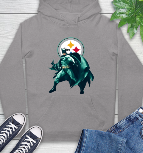 NFL Batman Football Sports Pittsburgh Steelers Hoodie 6