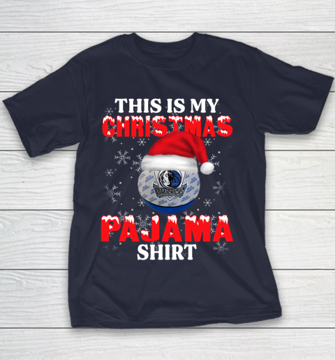 Dallas Mavericks This Is My Christmas Pajama Shirt NBA Youth T-Shirt 2
