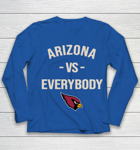 Arizona Cardinals Vs Everybody Youth Long Sleeve 7