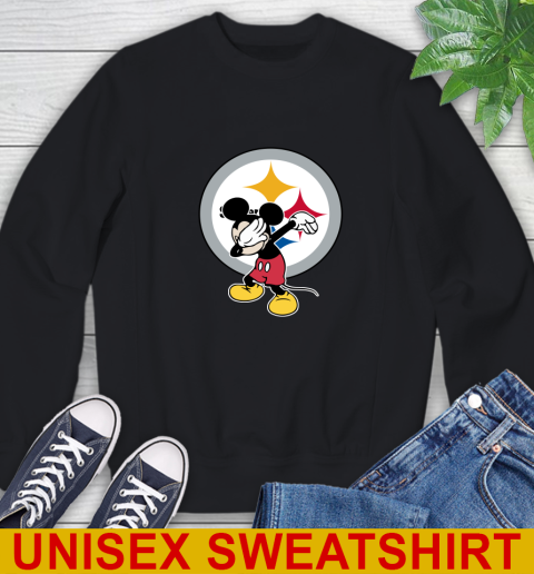 Pittsburgh Steelers NFL Football Dabbing Mickey Disney Sports Sweatshirt 2