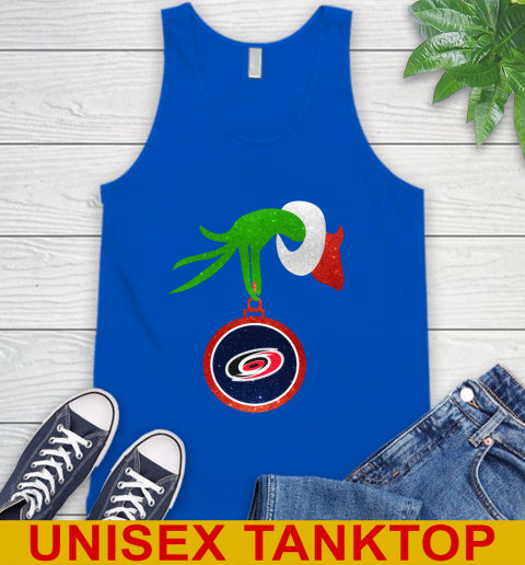Carolina Hurricanes Grinch Merry Christmas NHL Hockey Tank Top 5