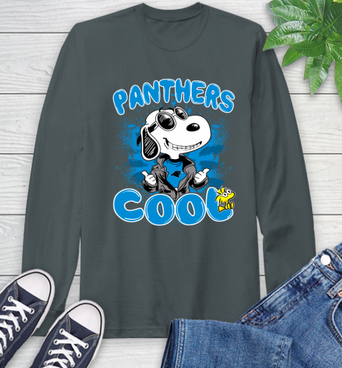 NFL Football Carolina Panthers Cool Snoopy Shirt Long Sleeve T-Shirt 7