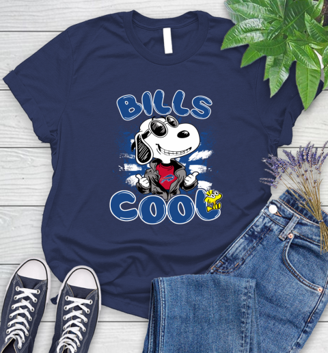 NFL Football Buffalo Bills Cool Snoopy Shirt Women's T-Shirt 12