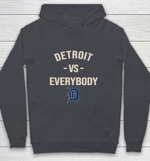 Detroit Tigers Vs Everybody Youth Hoodie 5