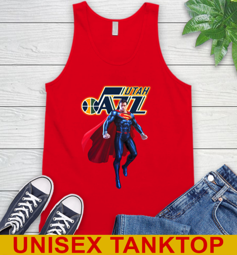 NBA Awesome Superman Basketball Sports Utah Jazz 75