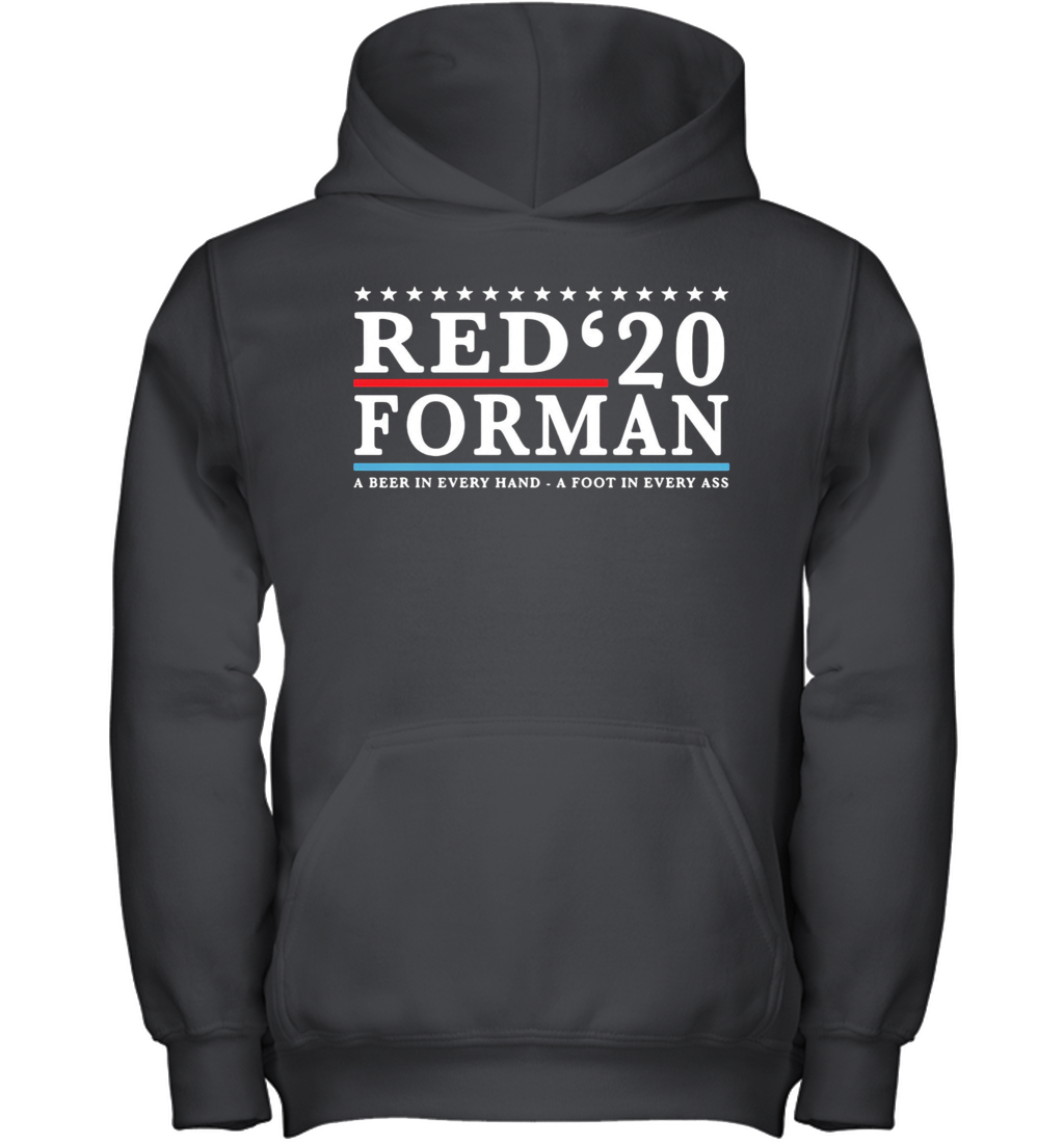 Red '20 Froman A Beer In Every Hand A Foot In Every As Youth Hoodie