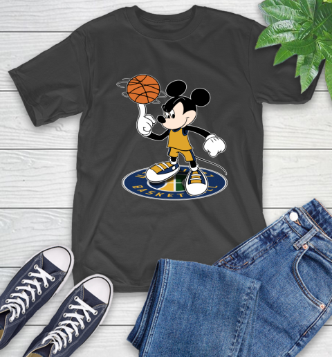 NBA Basketball Utah Jazz Cheerful Mickey Disney Shirt T-Shirt