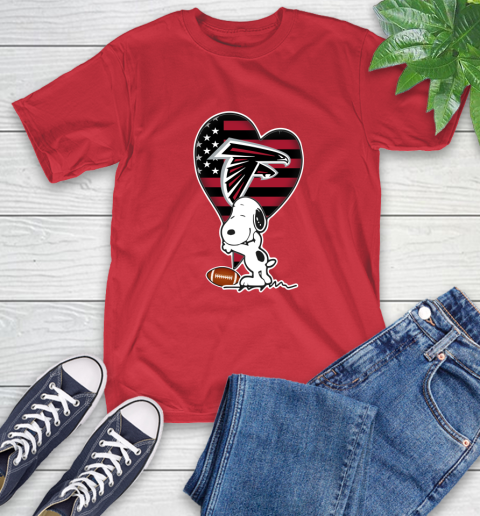 Atlanta Falcons NFL Football The Peanuts Movie Adorable Snoopy T-Shirt 10