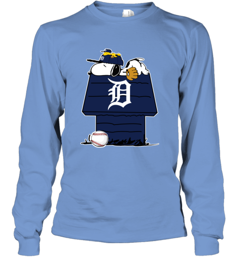 MLB Detroit Tigers Snoopy Woodstock The Peanuts Movie Baseball T Shirt -  Rookbrand