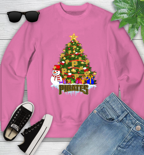 Pittsburgh Pirates Merry Christmas MLB Baseball Sports Youth Sweatshirt 7