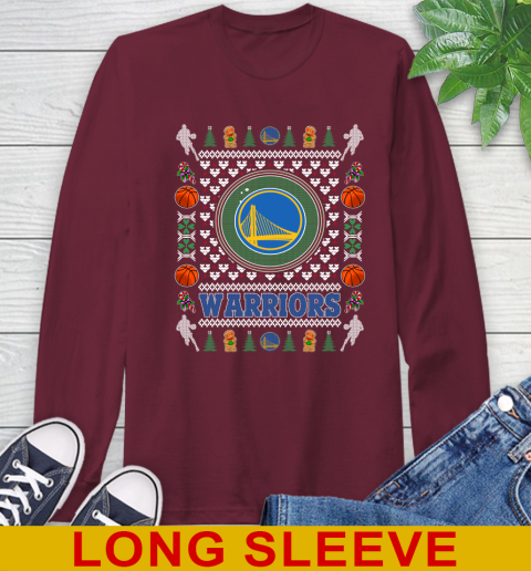 Golden State Warriors Merry Christmas NBA Basketball Loyal Fan Long Sleeve T-Shirt 7