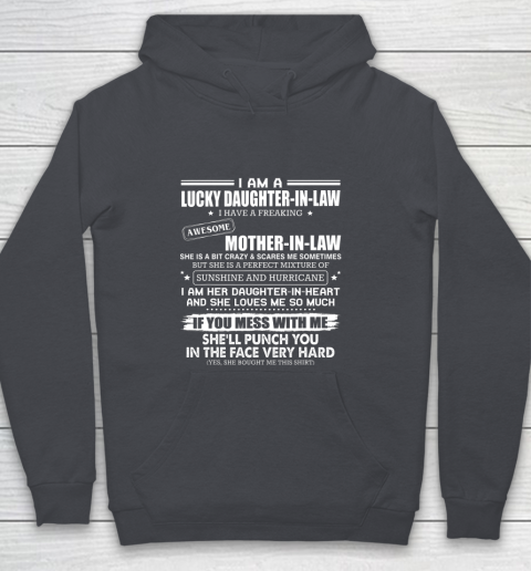 Lucky Daughter In Law Have A Freaking Awesome Mother In Law Youth Hoodie 5