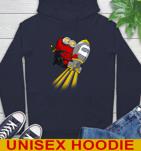 NBA Basketball San Antonio Spurs Deadpool Minion Marvel Shirt Hoodie 3